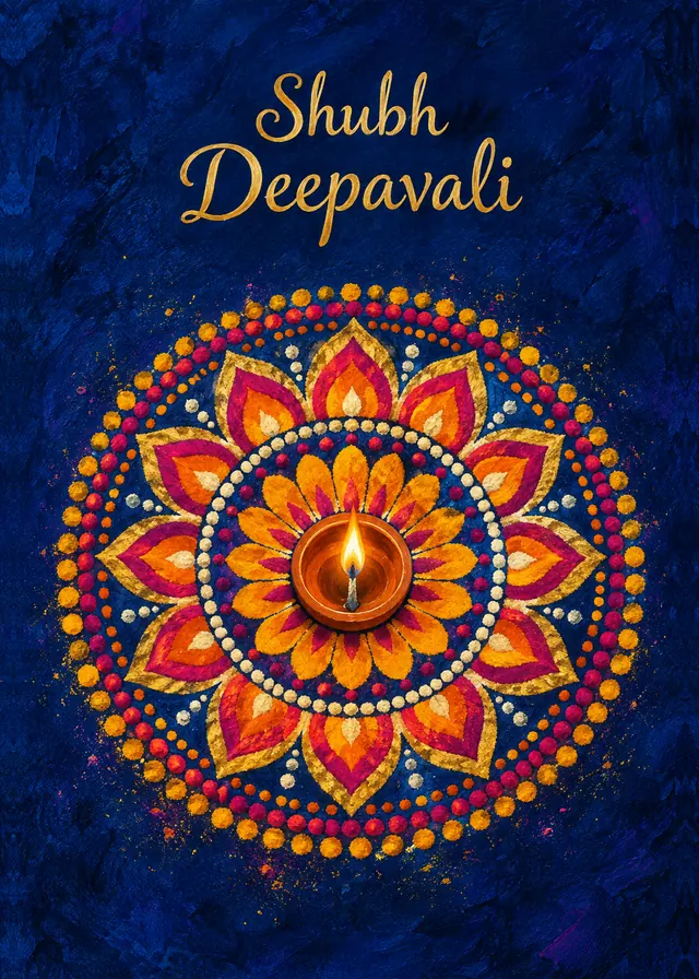Shubh Deepavali card