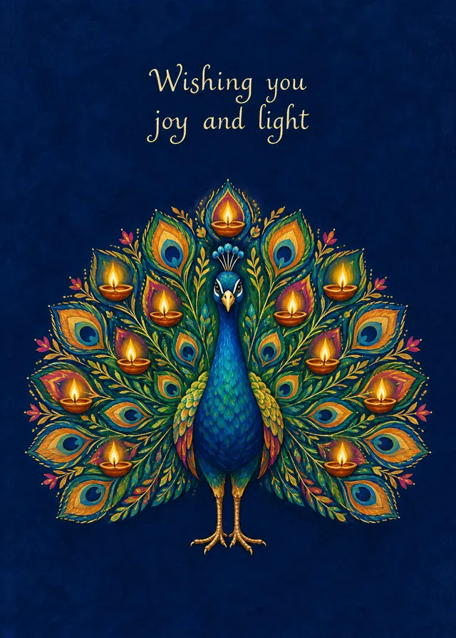 Wishing You Joy and Light card