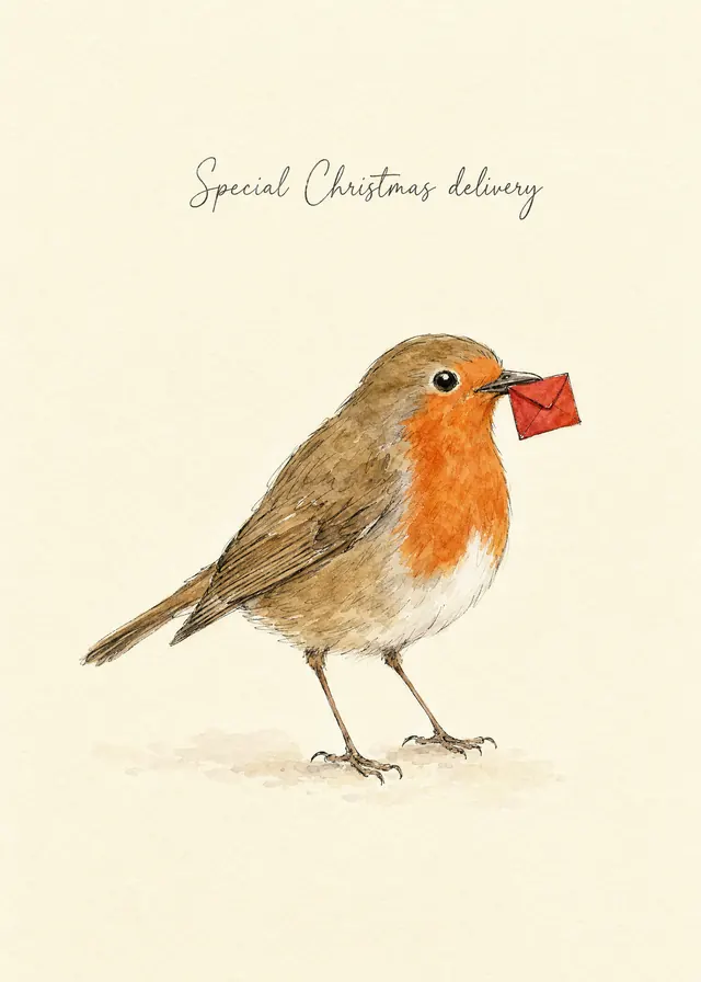 Special Christmas Delivery card