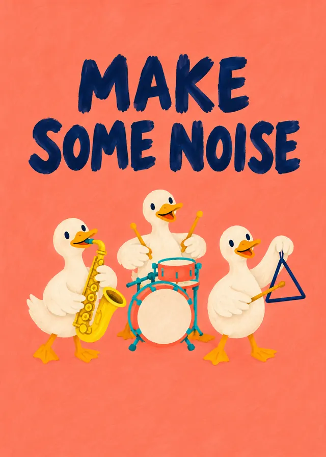 Make Some Noise card