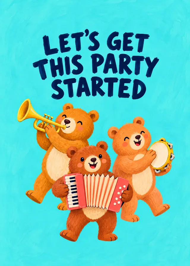 Let's Get This Party Started card