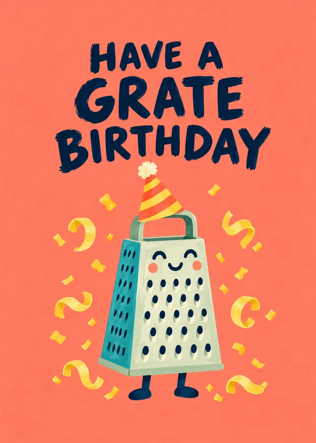 Have a Grate Birthday card