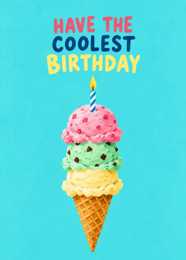 Have the Coolest Birthday card