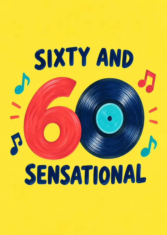 Sixty and Sensational card