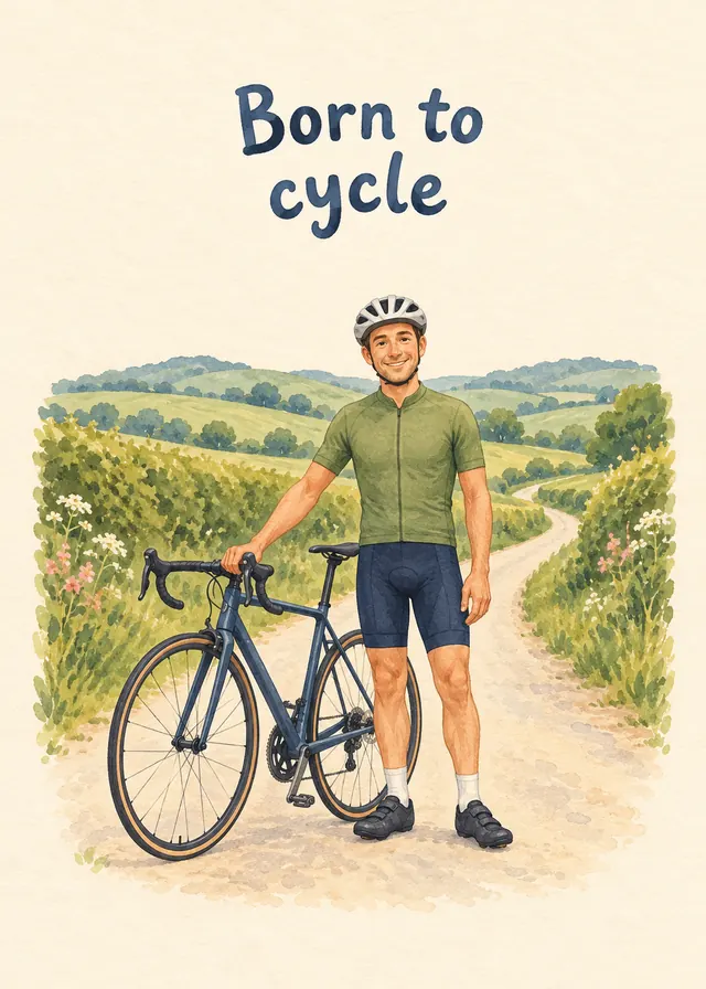 Born to Cycle card