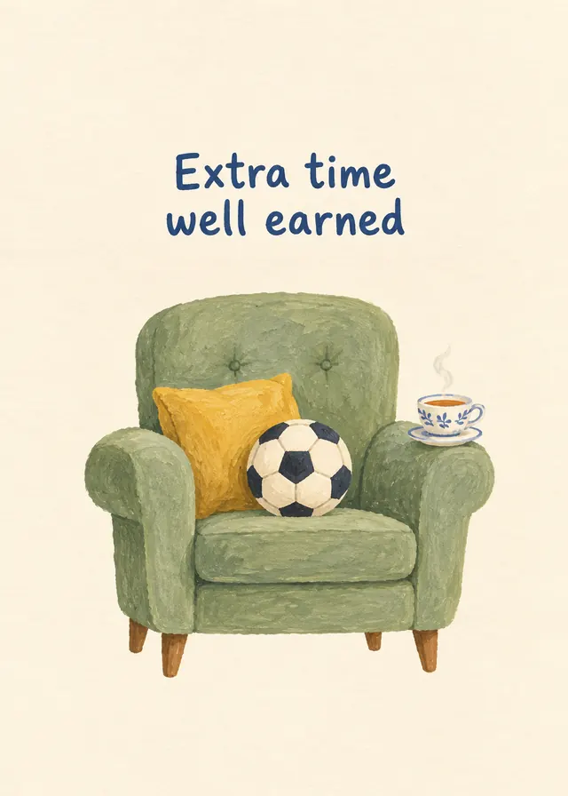 Extra Time Well Earned card