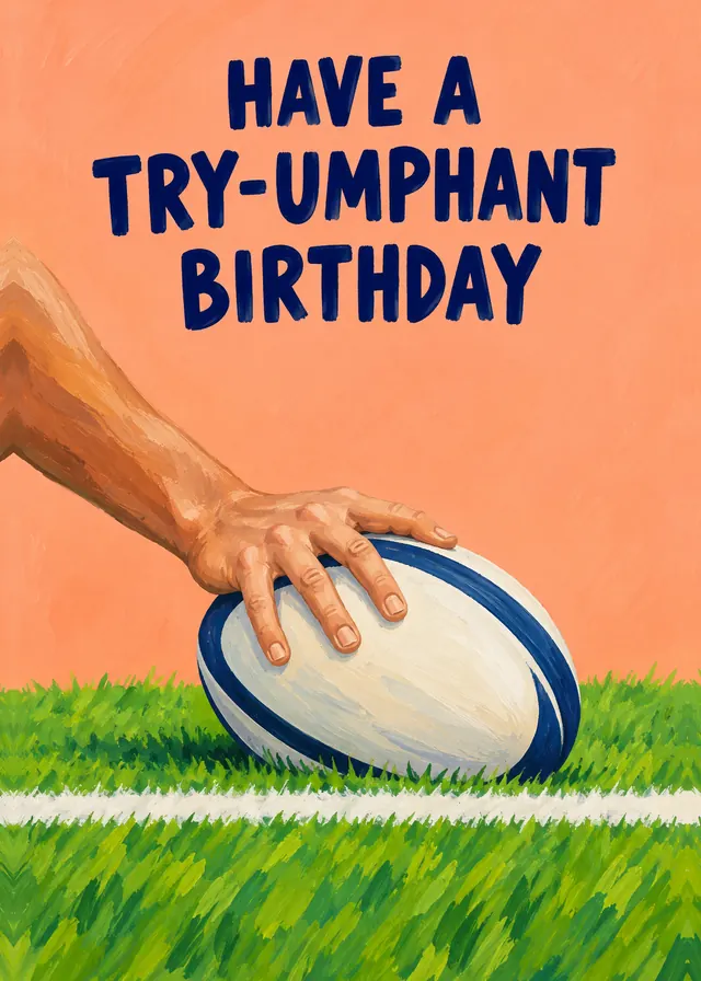 Have a Try-umphant Birthday card