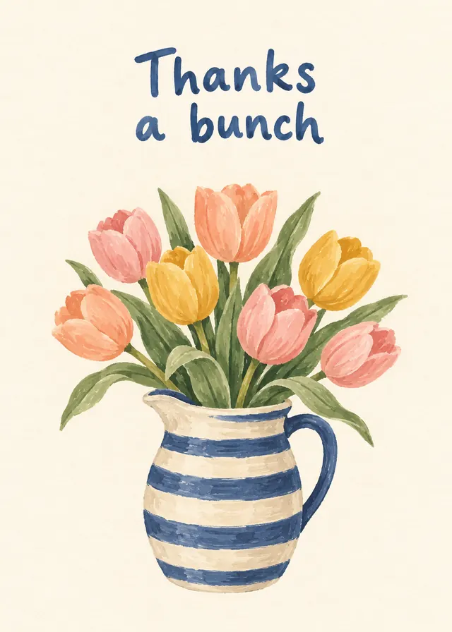 Thanks a Bunch card