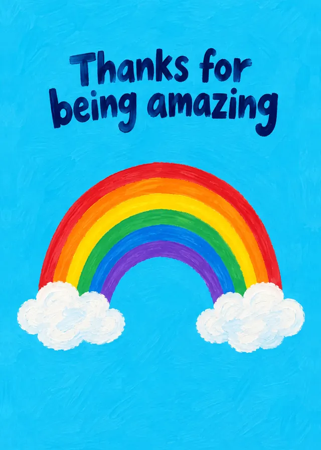 Thanks for Being Amazing card