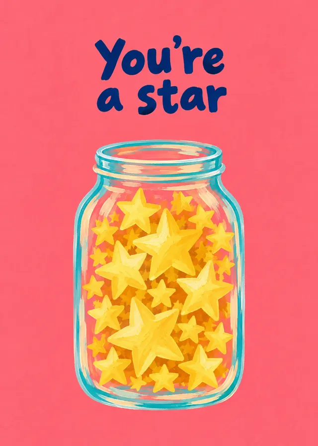 You're a Star card