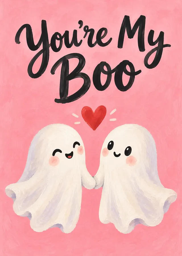 You're My Boo card