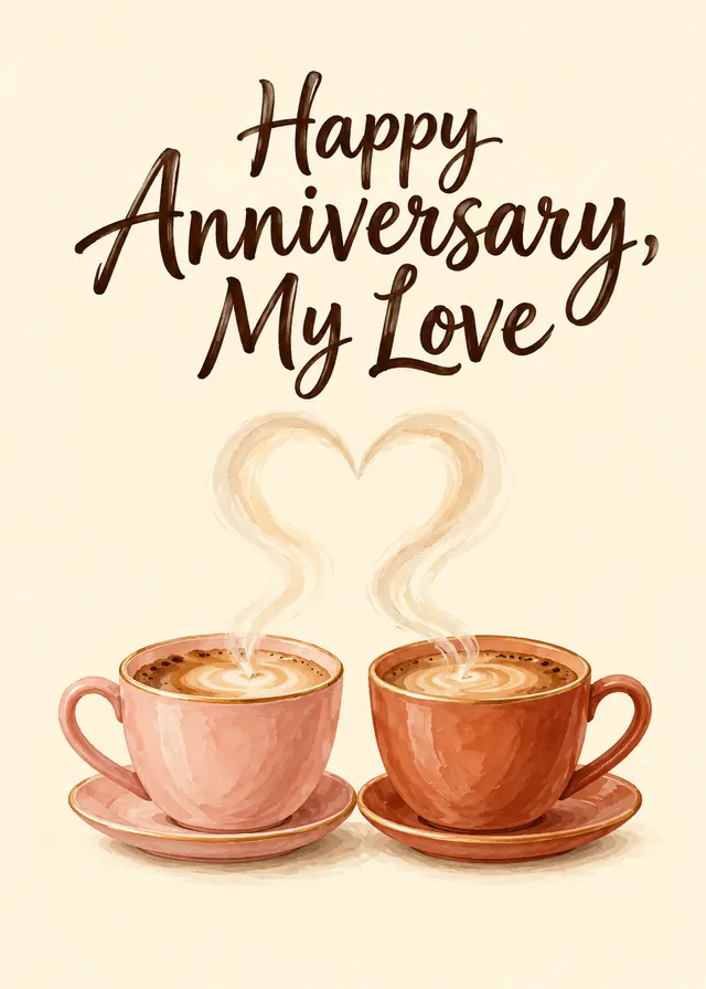 Happy Anniversary, My Love card