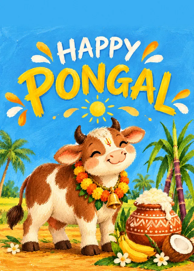 Happy Pongal card
