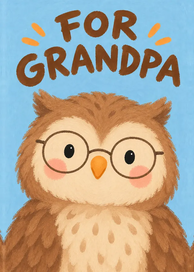 For Grandpa card
